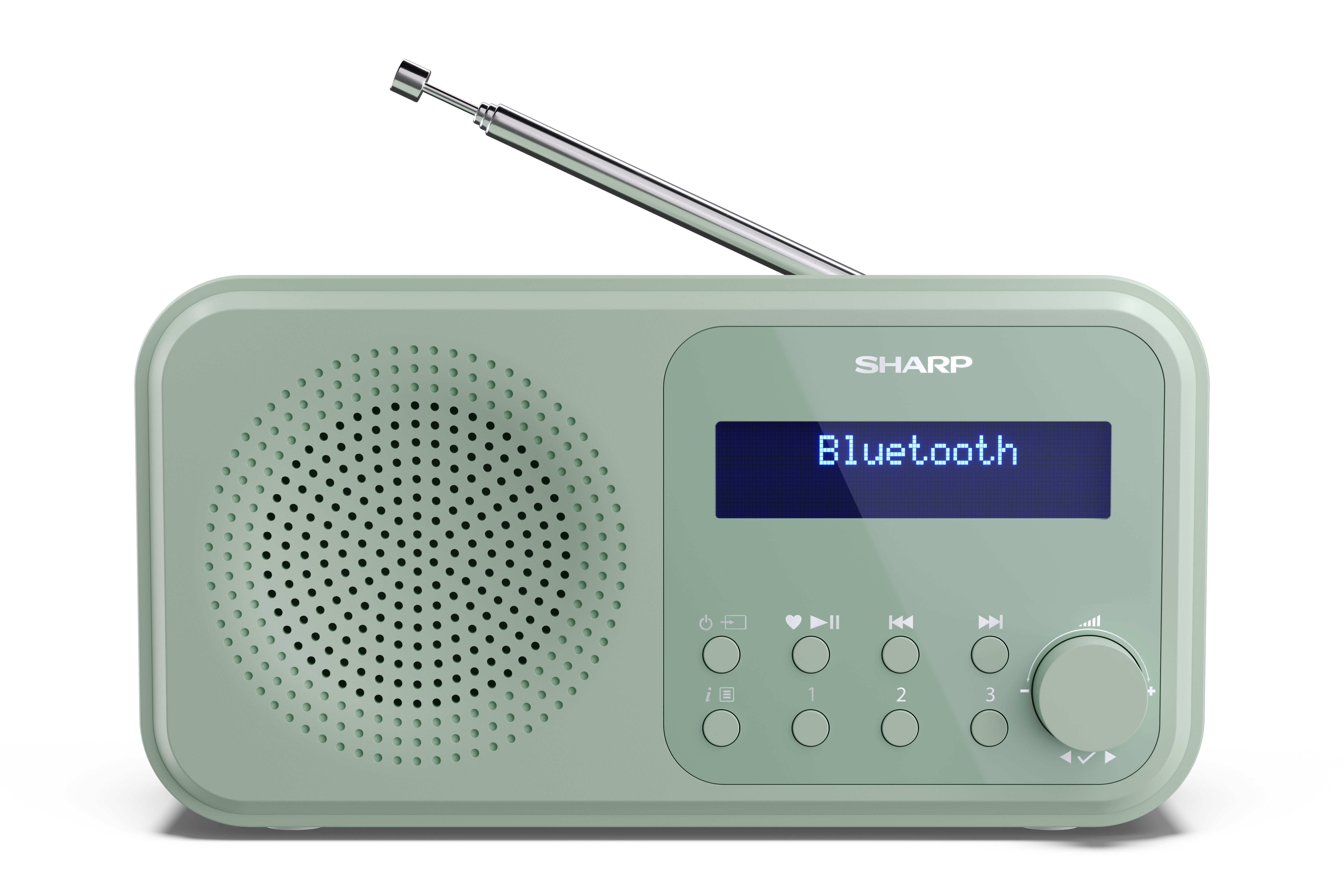 Shap DR-P420(GN) – Radio Portatile DAB+/DAB/FM Con Bluetooth, Alimentazione USB O Batteria, Colore Verde